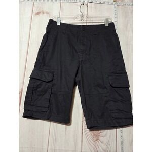 Mens 30 Black‎ Cargo Shorts Casual Outdoor Summer Everyday Relaxed Fit